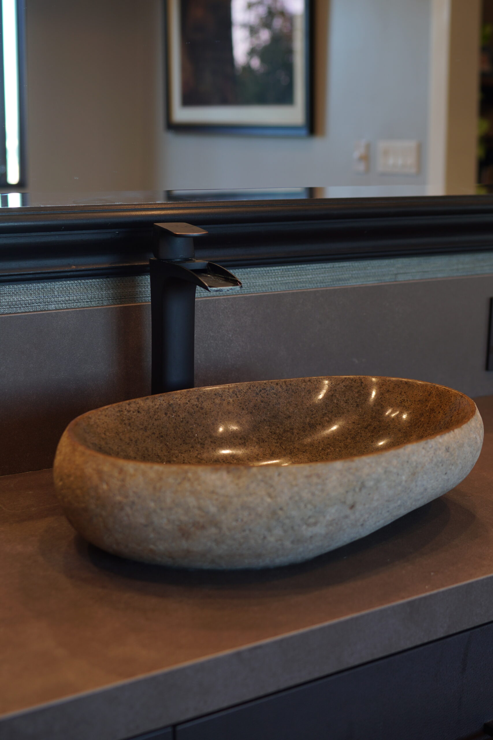 Carved Stone Sink
